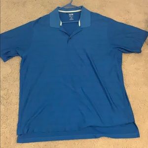 Blue Adidas Climacool Golf Polo Shirt
